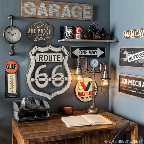 Update your man cave with automotive decor! | Man cave home bar ...