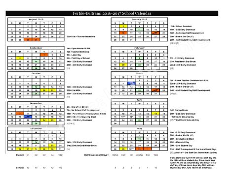 Beltrami Court Calendar