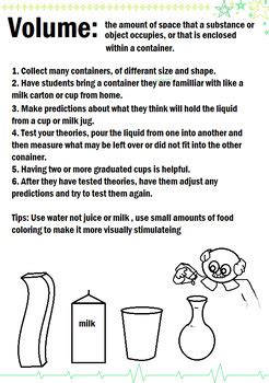 Image result for Volume Science Experiment