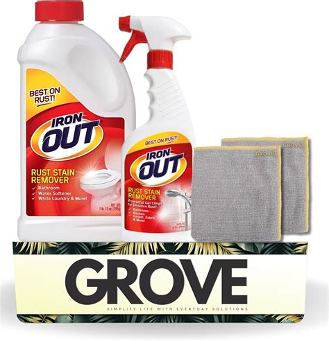 Amazon.com: Iron Out Rust Remover Spray 16 oz + 28 oz Powder Bundle ...