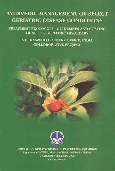 Ayurvedic management of select geriatric disease conditions : treatment ...