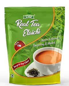 THF Real Tea Elaichi- 1kg, Cardamom Flavor, Tasty & Refreshing Kadak ...