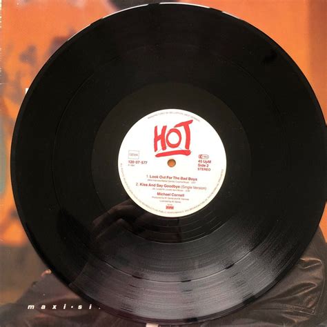 (LP) Michael Cornell -Kiss And Say Goodbye 1991 12” single vinyl ...