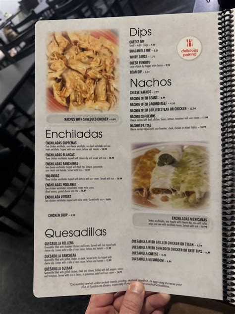 Menu at Camino Viejo #2 Mexican Grill steakhouse, Floyd