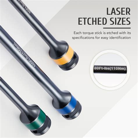 10pc 1/2" Drive Torque Limiting Extension Bar Set - Orion Motor Tech – OrionMotorTech