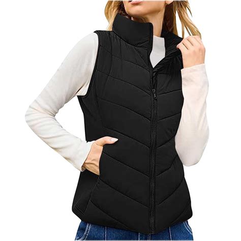 RYDCOT Womens Puffer Vest Lightweight Sleevesless Womens Winter Coats ...