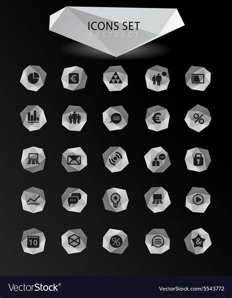 Set of web icons Royalty Free Vector Image - VectorStock