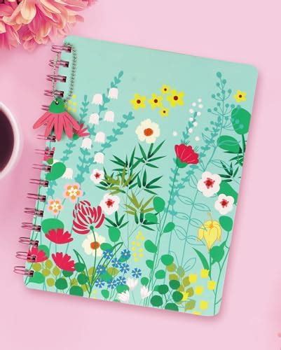 DOODLE Hardbound Spiral Notebook Diary with Bookmark Dangler and 100 ...