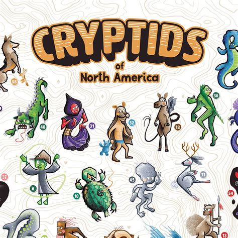 Cryptids of North America Poster — Mattgyver