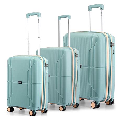 Buy Suitcase Set of 3 Lumina Turquoise Blue | Provogue