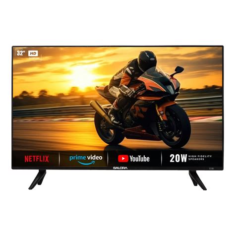 Salora 80 cm (32 inches) HD Ready Smart LED TV, SLV-4324 SFE (Black ...