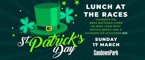St Patricks Day @ Sandown Park Greyhounds, 29 View Road, Springvale ...