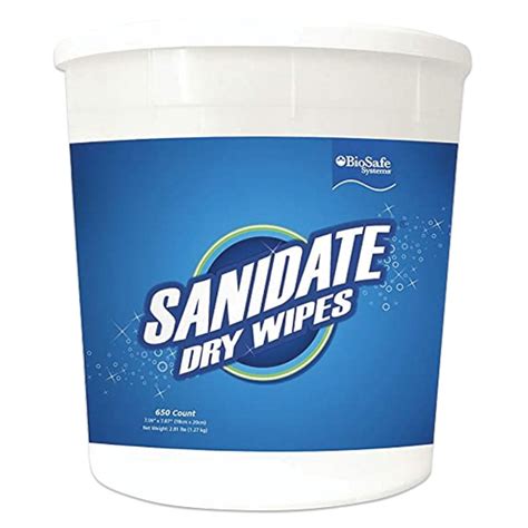 SaniDate Disposable Dry Sanitizing Wipes - Clean, India | Ubuy