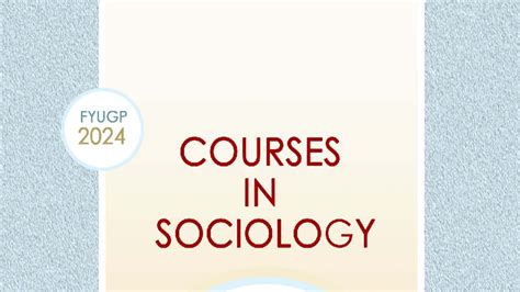 SBU24SO1DSC100: Sociology Course Outline for Honours 2024 - Studocu
