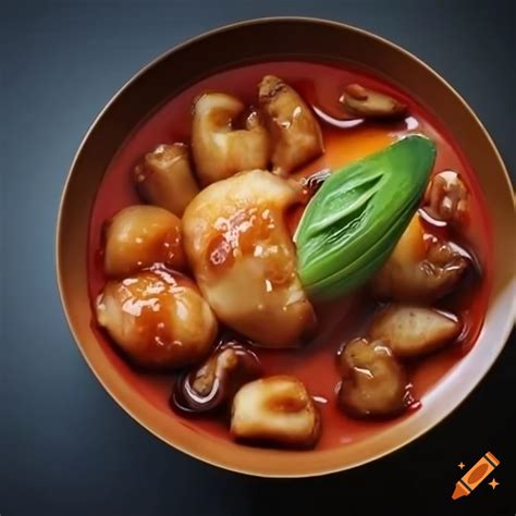 Chinese food dish on Craiyon