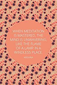 Postergully - Mind Quote Krishna Bhagavad Gita Wall Art Metal Print 20 ...