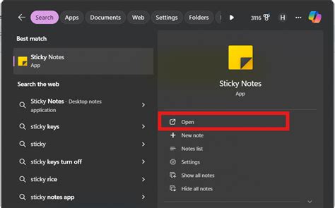 Image result for Searching for Sticky Notes On My Computer