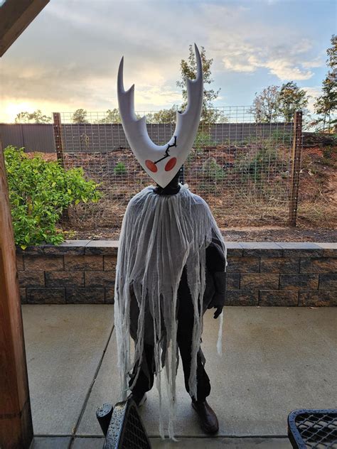 Hollow Knight cosplay I wore to my work's Halloween party. : r/HollowKnight