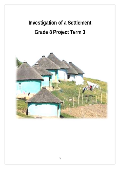 Social Sciences Geography Grade 8 Term 3 Project at Gertrude Howard blog