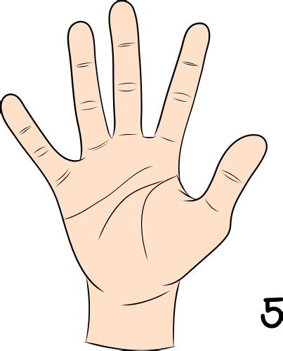 5 in Sign Language 的图像结果
