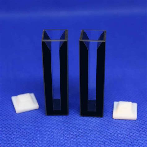 Buy Quartz Spectrophotometer Cell Micro cuvette Black Walls online at ...