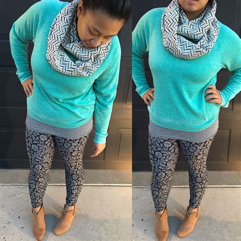 LuLaroe style, how to wear leggings, pattern mixing, fall outfits ...