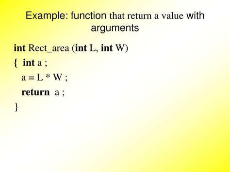 Image result for Return Function Example