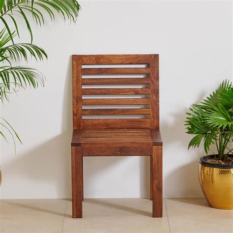 Buy Romero Mango Wood Outdoor Chair - Brown from Home Centre at just ...