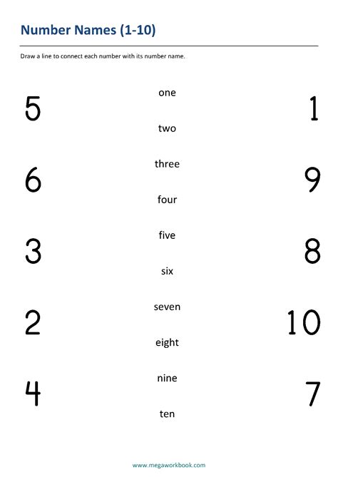 Number Names Worksheets - Write Number In Words - MegaWorkbook