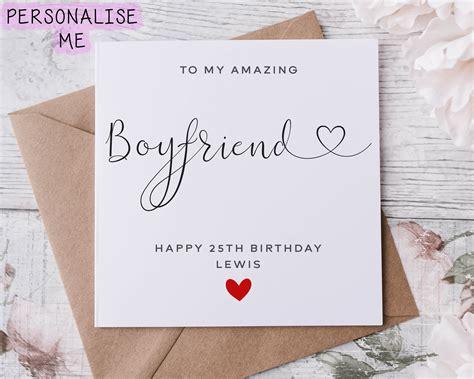 Birthday Card For Boyfriend Ideas