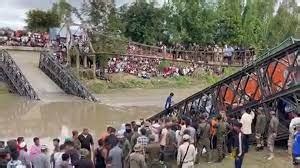 one person died after a newly constructed bridge collapsed in manipur ...