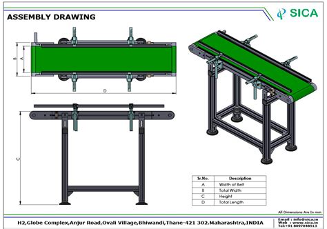 Conveyor | Sica - Factory Automation and Commercial Application
