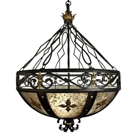 Fine Arts Lamps Chandelier, Mica Glass, Iron, Ornate, Traditional – Out ...