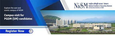 NISM Campus Tour - National Institute of Securities Markets (NISM)