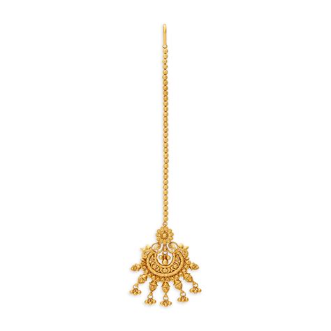 Chandbali Filigree Maang Tikka
