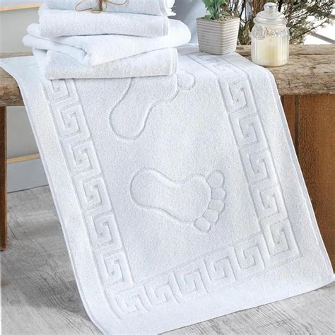 MALYACO UK Bath Rug Bathroom Floor Mats - 2 Packed White 50 X 70 cm ...