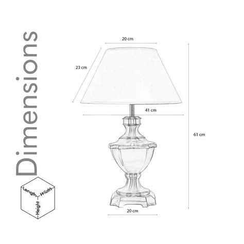 PYRAMID Brass Table Lamp With White Cotton Shade – KAPOOR-E ...