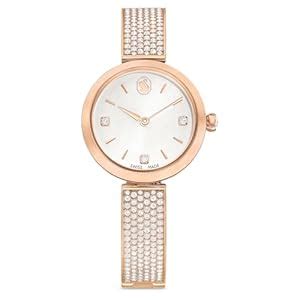 Swarovski Stainless Steel Womens Illumina Analog Watch Swiss Made ...