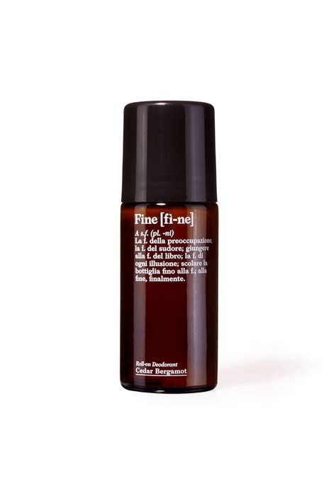 Fine FINE Cedar Bergamot Deodorant, Liquid Roll-on 50ml | BIOMAZING