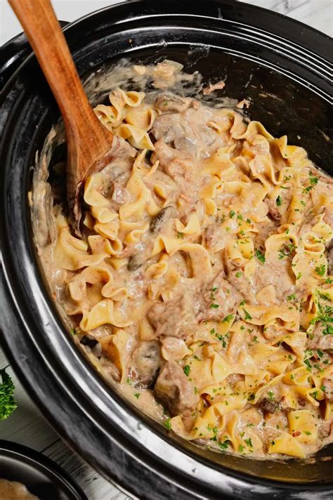 Crock Pot Beef Stroganoff - THIS IS NOT DIET FOOD