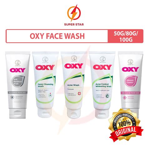 Oxy Face Wash/Face Cleanser 50g/80g/100g | Shopee Malaysia