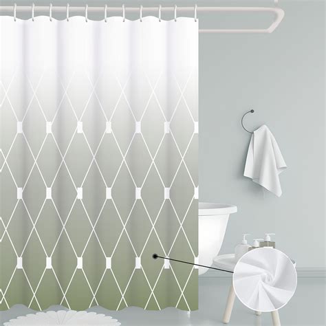 Sage Green Shower Curtains for Bathroom Ombre Modern Bath Decor Linen ...