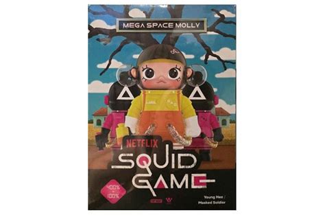 Pop Mart Mega Space Molly Squid Game 100% & 400% Set Single Blind Box - US