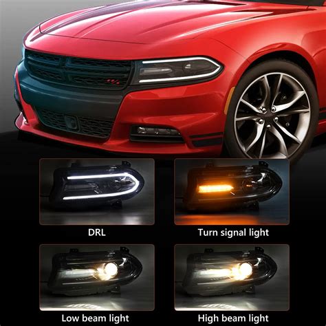 Snapklik.com : FIONE - For Dodge Charger Headlights Assembly 2015-2021 ...