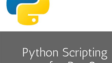 Image result for Python Scripting Tutorial in Half Hour