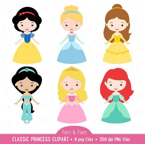 Princess Clip Art, Fairytale Princess Clipart, Little Princess, PNG ...