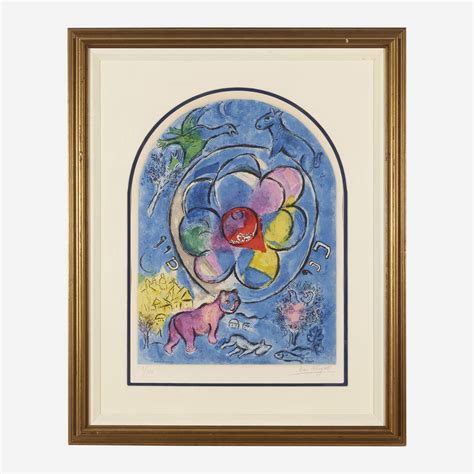 Marc Chagall | The Tribe of Benjamin (1964) | MutualArt