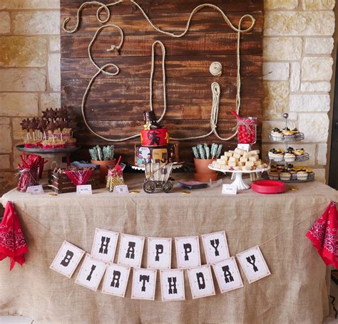Cowboy Birthday Party Ideas For Boys 21st Cowboy Themed Party! || DIY
