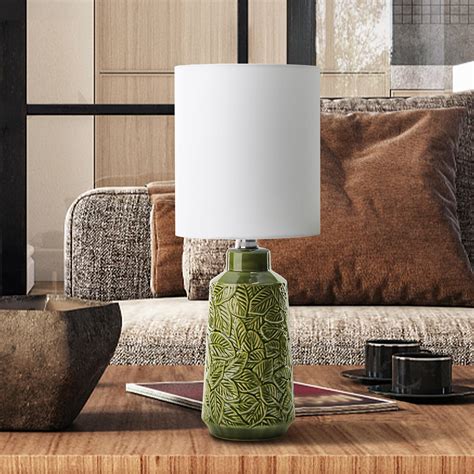 360 Lighting Sevilla Green Ceramic Modern Table Lamp - Amazon.com