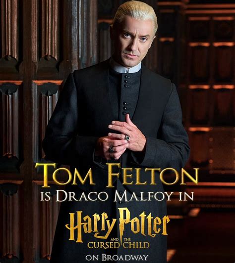 Tom Felton to Play Draco Malfoy in 'Harry Potter and the Cursed Child ...